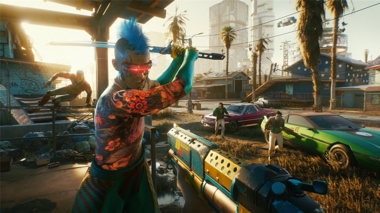 赛博朋克2077  Cyberpunk 2077   v2.11+往日之影DLC+存档+修改器+中文网盘下载