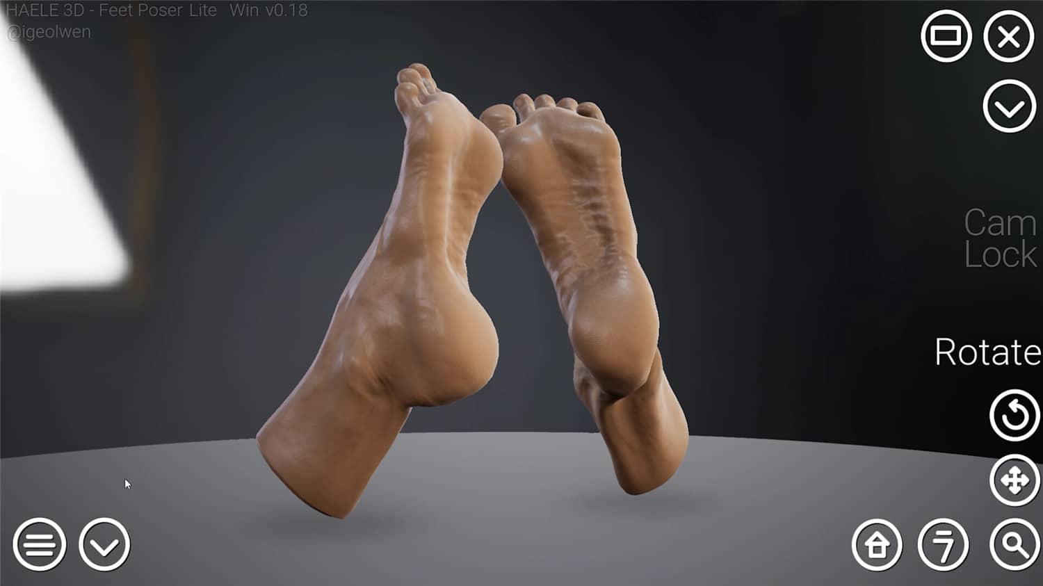 足部造型模拟器  HAELE 3D - Feet Poser Lite    Build.12674384+中文网盘下载